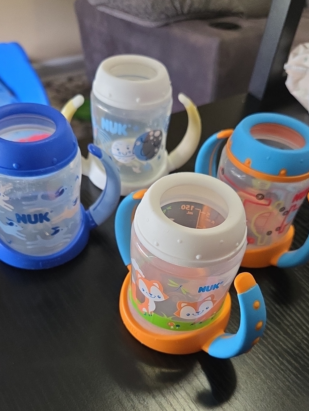 NUK Kids Orange & Blue Trainer Cup with Handles - 150ml